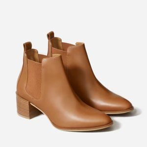 Everlane ‘The Heeled’ Boot in Cognac Brown, sz 5.5